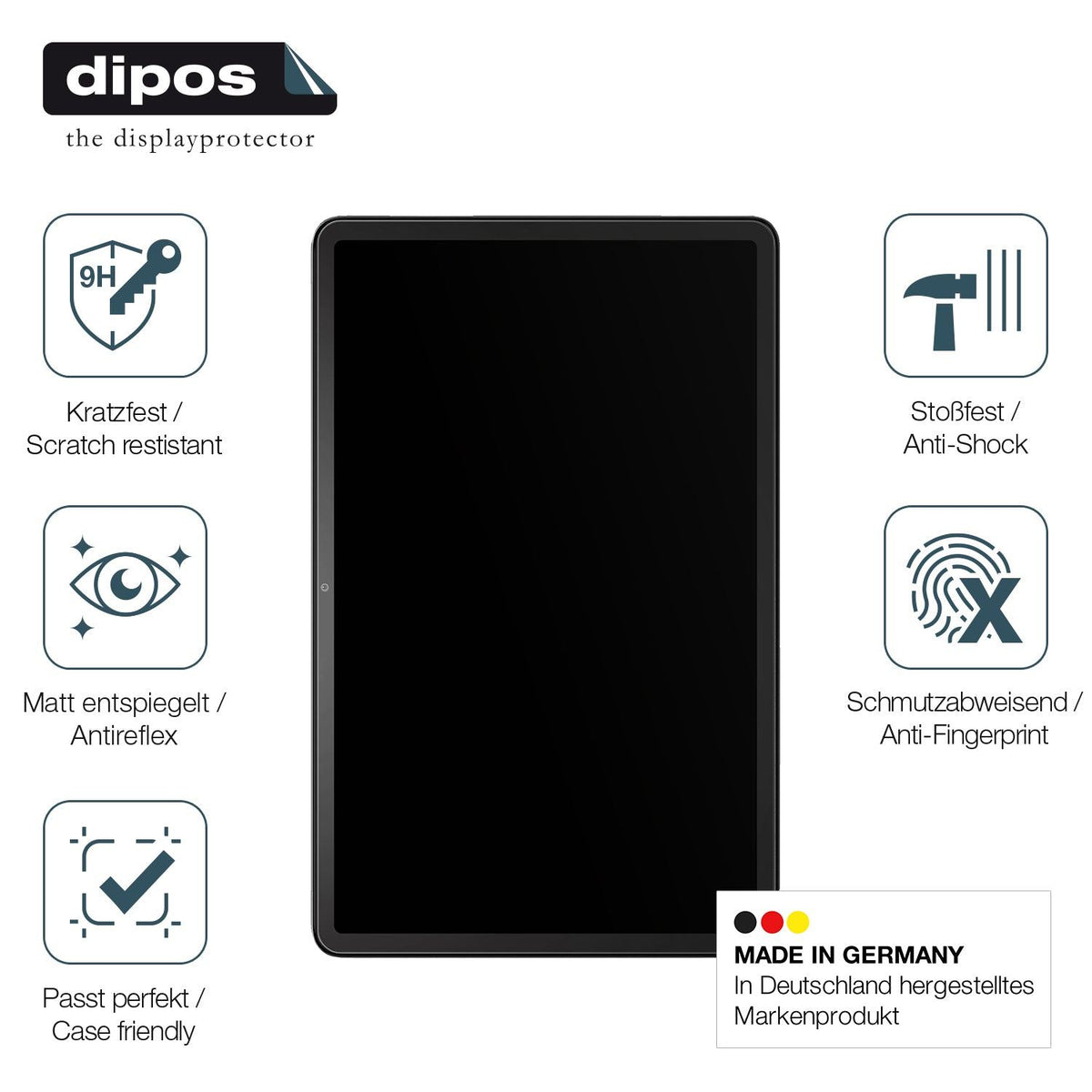 dipos 2x 9H Matte Screen Protector for Amazon Fire Max 11