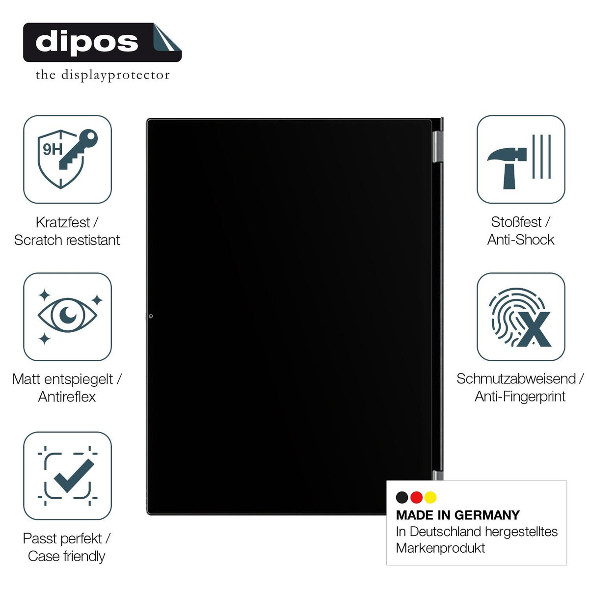 dipos 2x 9H Matte Screen Protector for Chuwi FreeBook 13,5 Zoll
