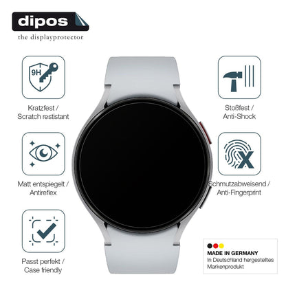 2x Screen Protector for Samsung Galaxy Watch 6 44mm matte Flexible Glass 9H