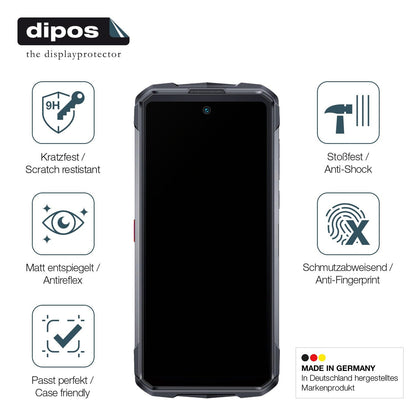 2x Screen Protector for Hotwav Cyber X matte Flexible Glass 9H dipos