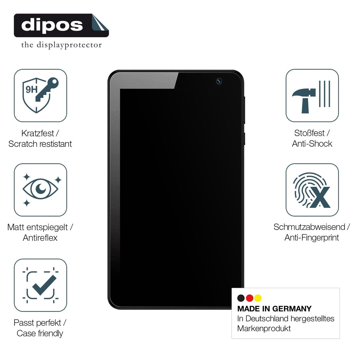 Screen Protector for Positivo Twist T770F matte Flexible Glass 9H dipos