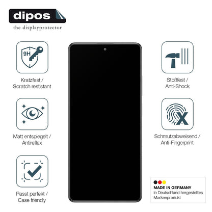 2x Screen Protector for Xiaomi Redmi Note 12 Pro Speed matte Flexible Glass 9H