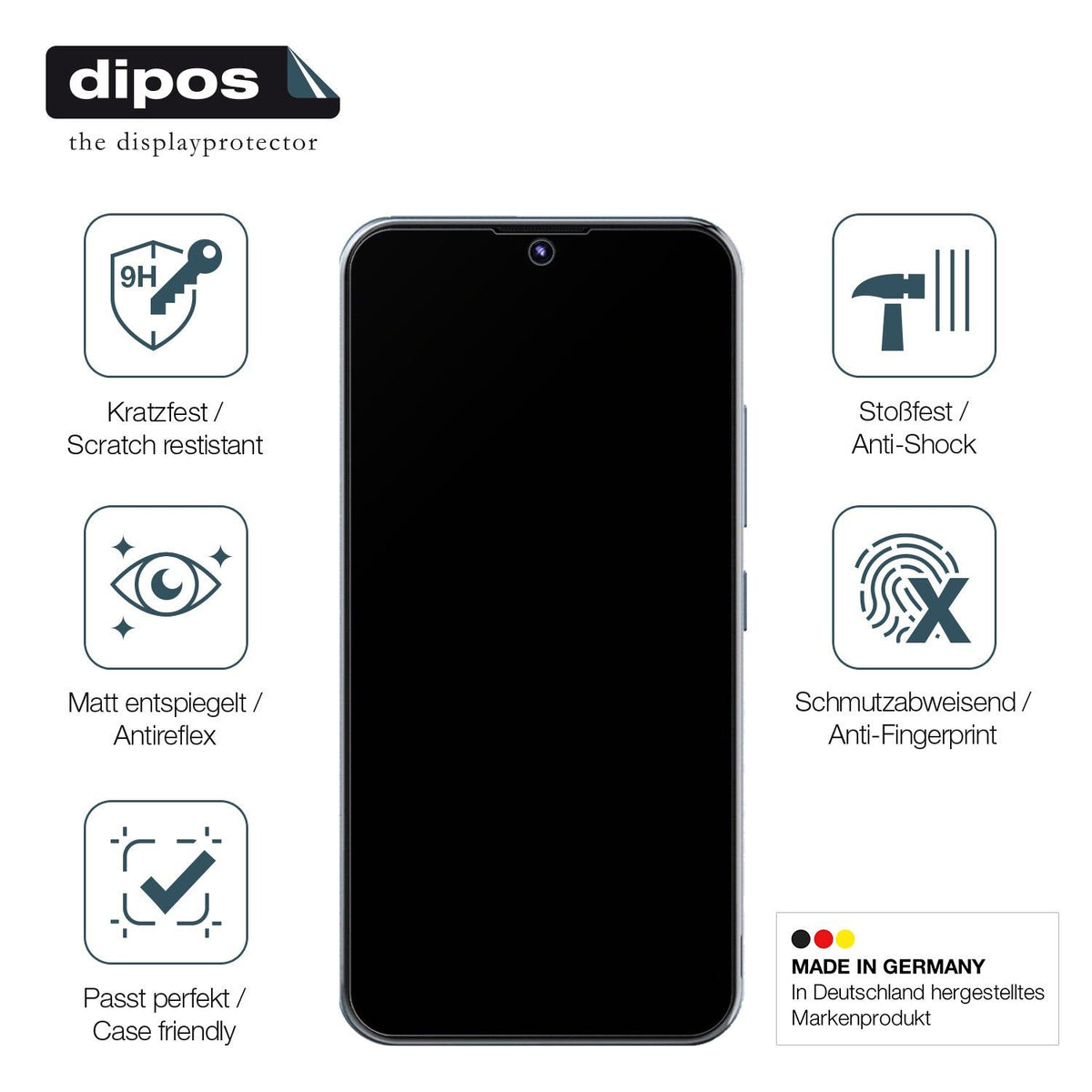 Screen Protector for Tecno Pop 5S matte Flexible Glass 9H dipos