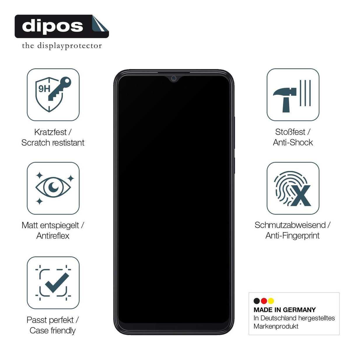 Screen Protector for TCL 306 matte Flexible Glass 9H dipos