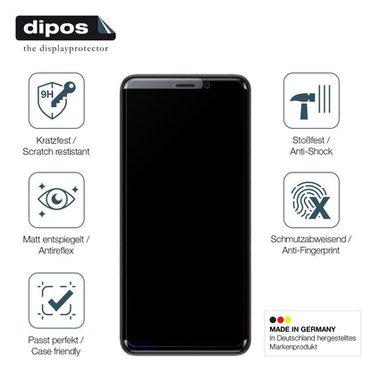2x Screen Protector for Coolpad Cool Play 7C matte Flexible Glass 9H dipos