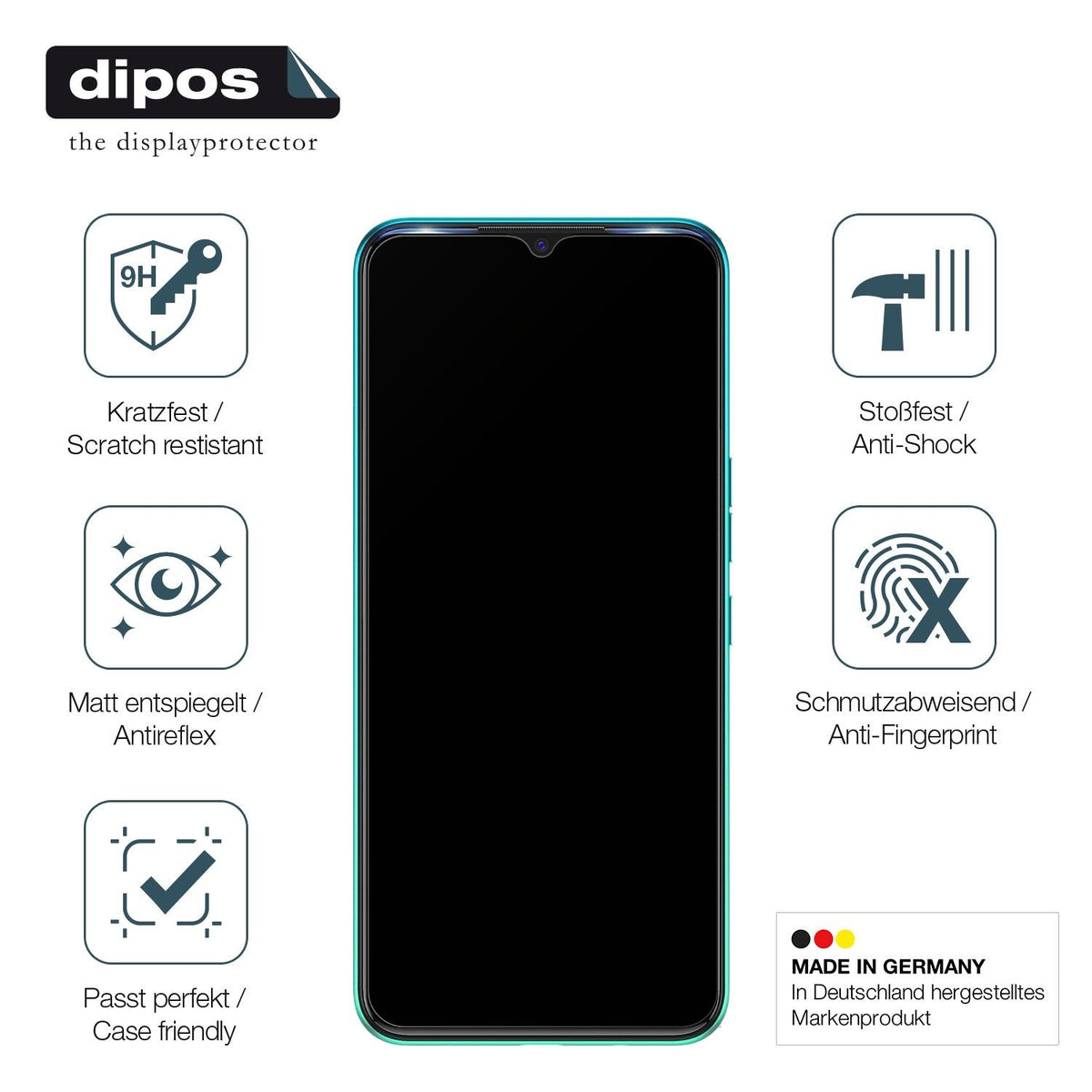 Screen Protector for Tecno Spark 7T matte Flexible Glass 9H dipos