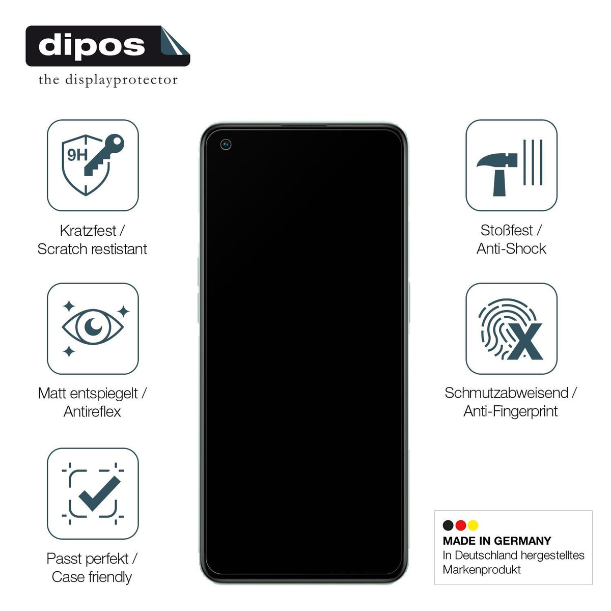 Screen Protector for Oppo Reno8 Lite matte Flexible Glass 9H dipos
