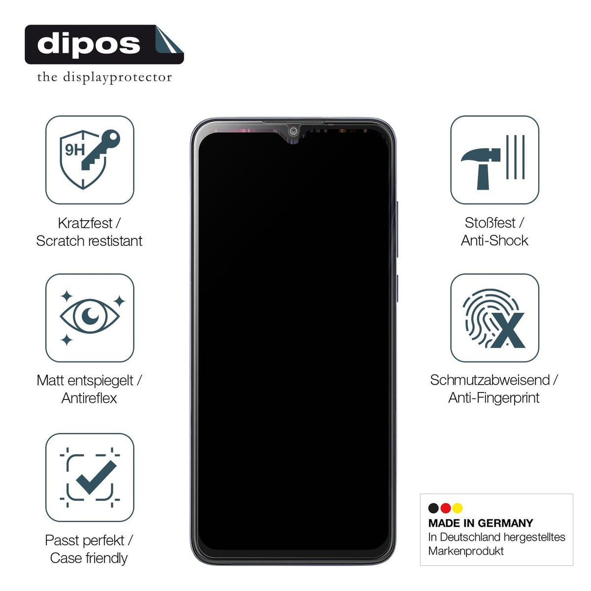 Screen Protector for Lava X2 matte Flexible Glass 9H dipos