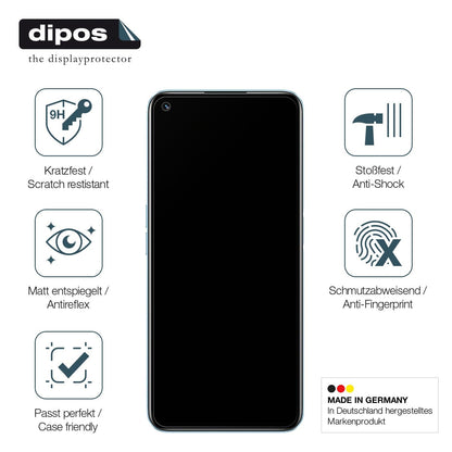 2x Screen Protector for Realme 9 Pro matte Flexible Glass 9H dipos