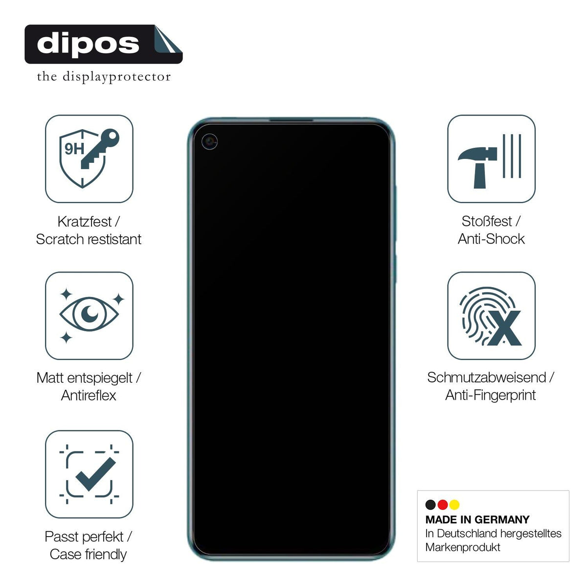 2x Screen Protector for Coolpad  Cool S matte Flexible Glass 9H dipos