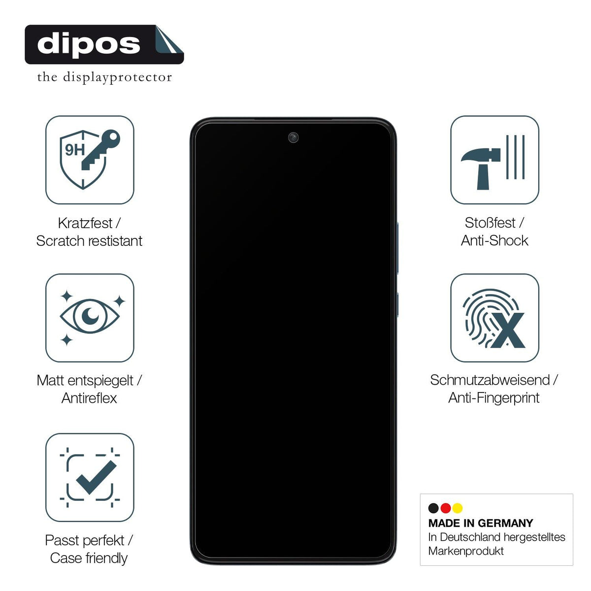Screen Protector for Motorola Edge 30 matte Flexible Glass 9H dipos
