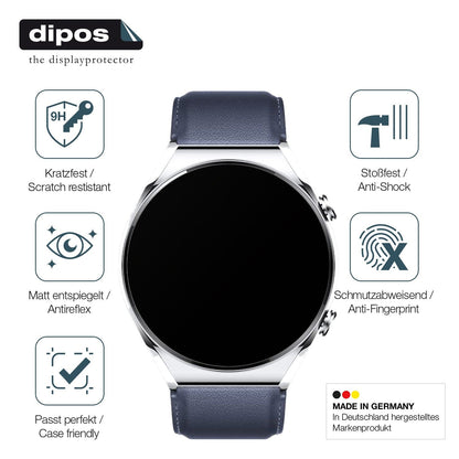 2x Screen Protector for Xiaomi Watch S1 matte Flexible Glass 9H dipos