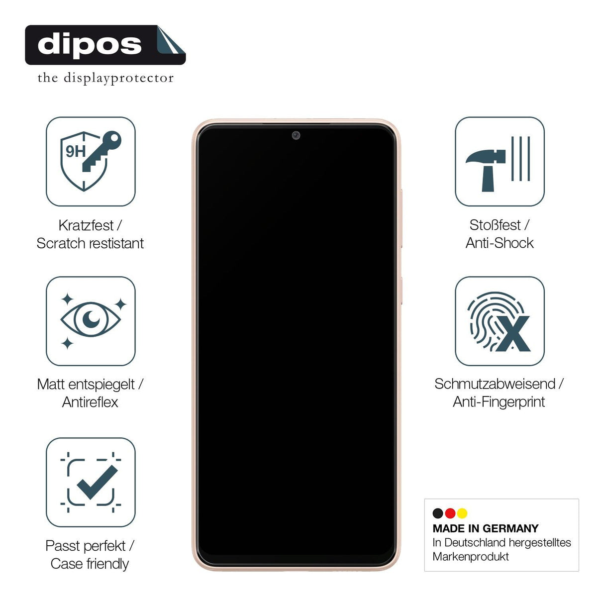 Screen Protector for Samsung Galaxy A33 5G matte Flexible Glass 9H dipos