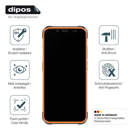 2x Screen Protector for Ulefone Power Armor 16s matte Flexible Glass 9H dipos
