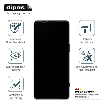 dipos 2x 9H Matte Screen Protector for Sony Xperia 1 VI