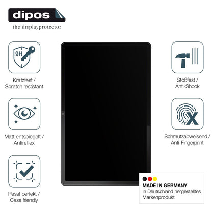 2x Screen Protector for Lenovo Tab P11 5G matte Flexible Glass 9H dipos