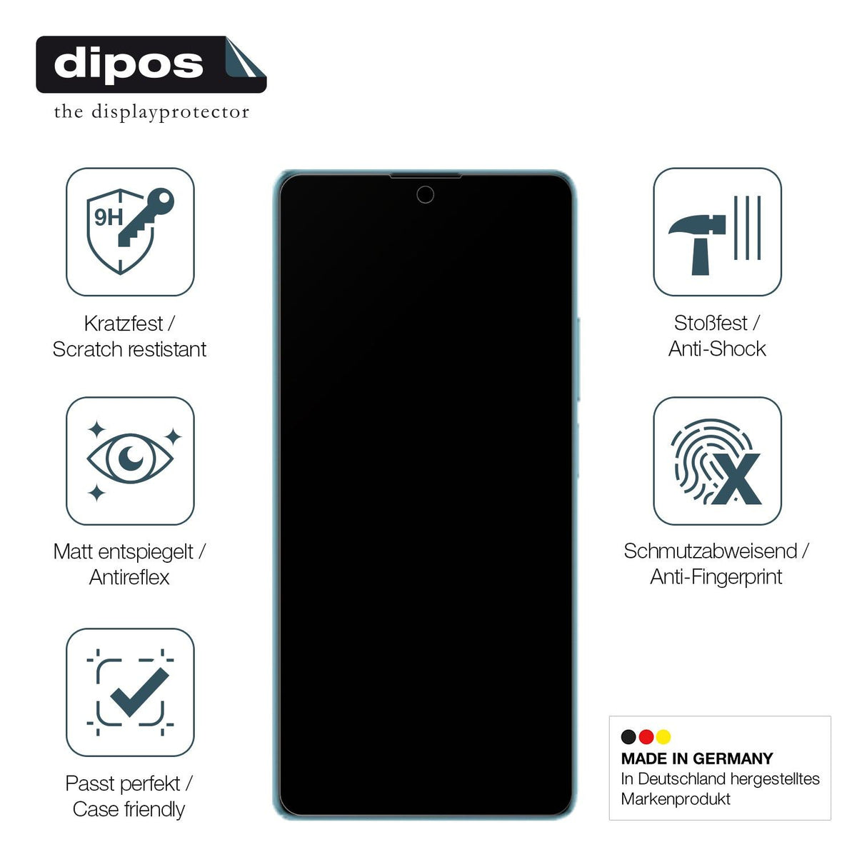 2x Screen Protector for Xiaomi Redmi 13 5G matte Flexible Glass 9H dipos