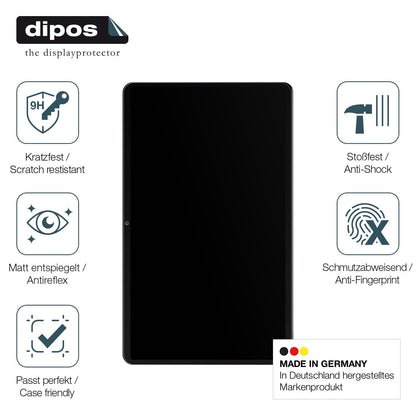 2x Screen Protector for Azamp Tablet MES B3 matte Flexible Glass 9H dipos