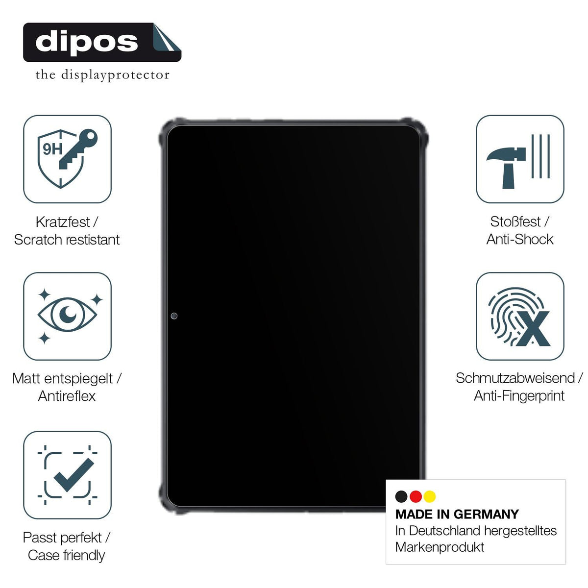2x Screen Protector for Oukitel RT7 Titan matte Flexible Glass 9H dipos