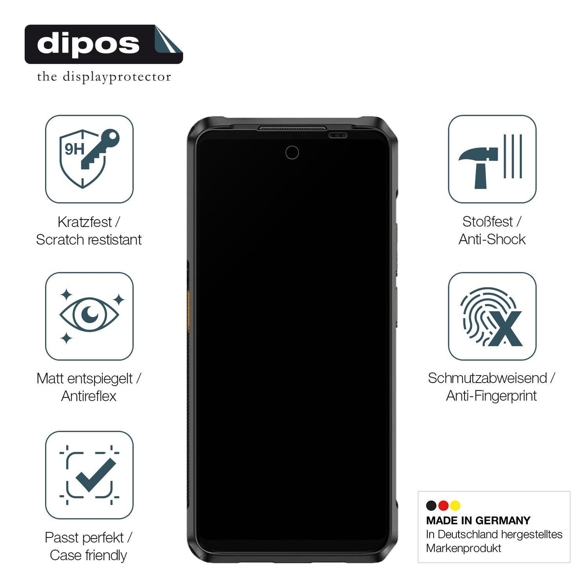 2x Screen Protector for Ulefone Armor 26 Ultra matte Flexible Glass 9H dipos