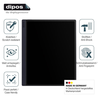 2x Screen Protector for Boox GO 10.3 ePaper matte Flexible Glass 9H dipos