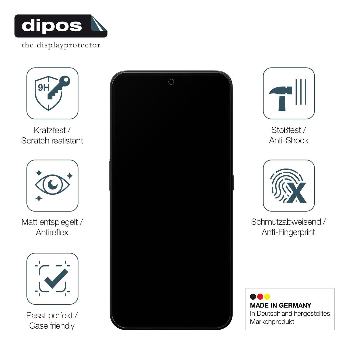 2x Screen Protector for CMF Phone 1 matte Flexible Glass 9H dipos
