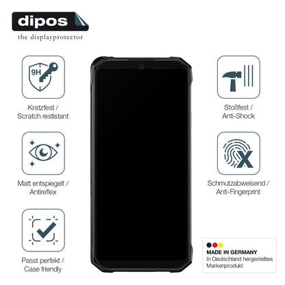 2x Screen Protector for Hotwav T7 Pro matte Flexible Glass 9H dipos