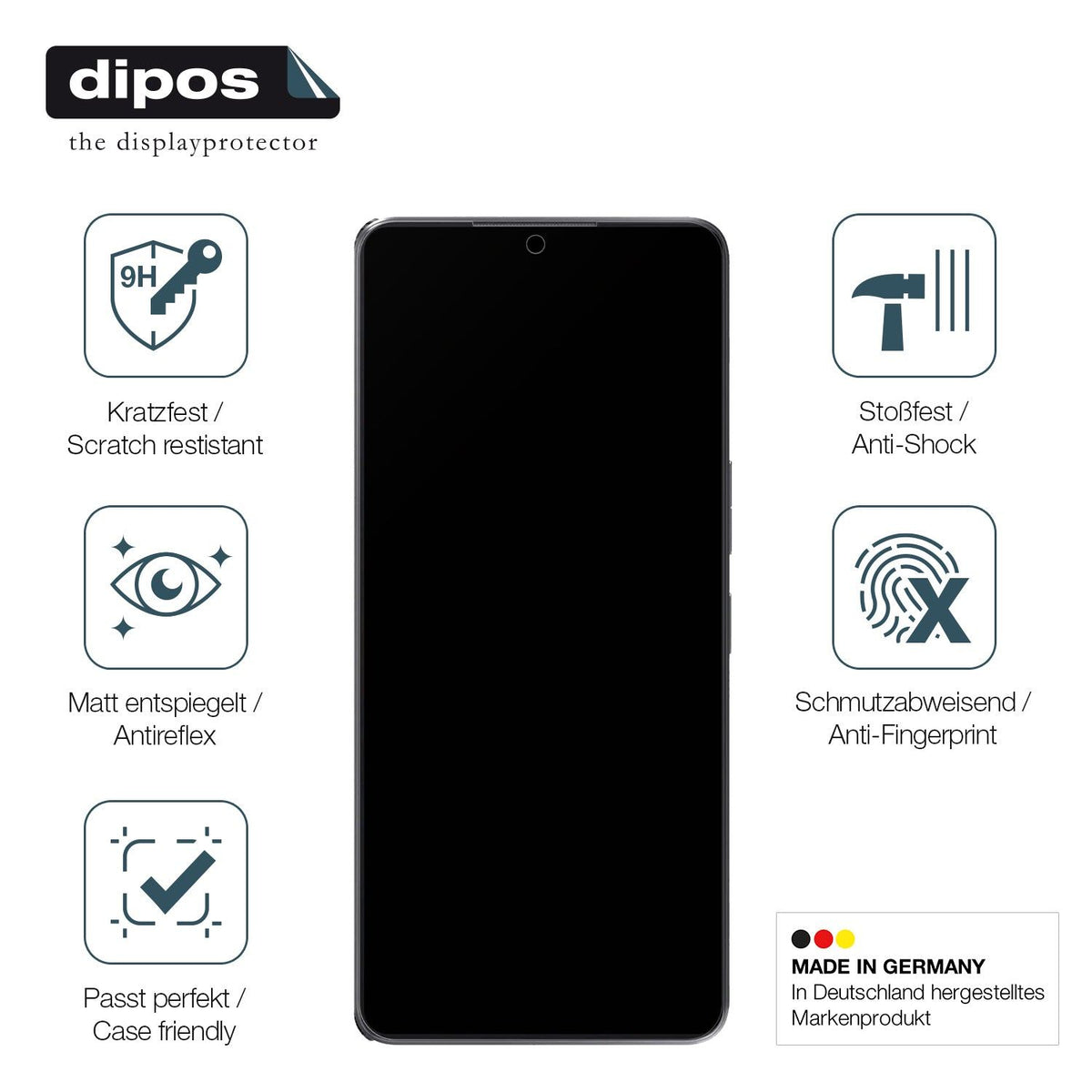 2x Screen Protector for Cubot Max 5 matte Flexible Glass 9H dipos