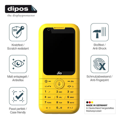 2x Screen Protector for Jio Phone Prima 2 matte Flexible Glass 9H dipos