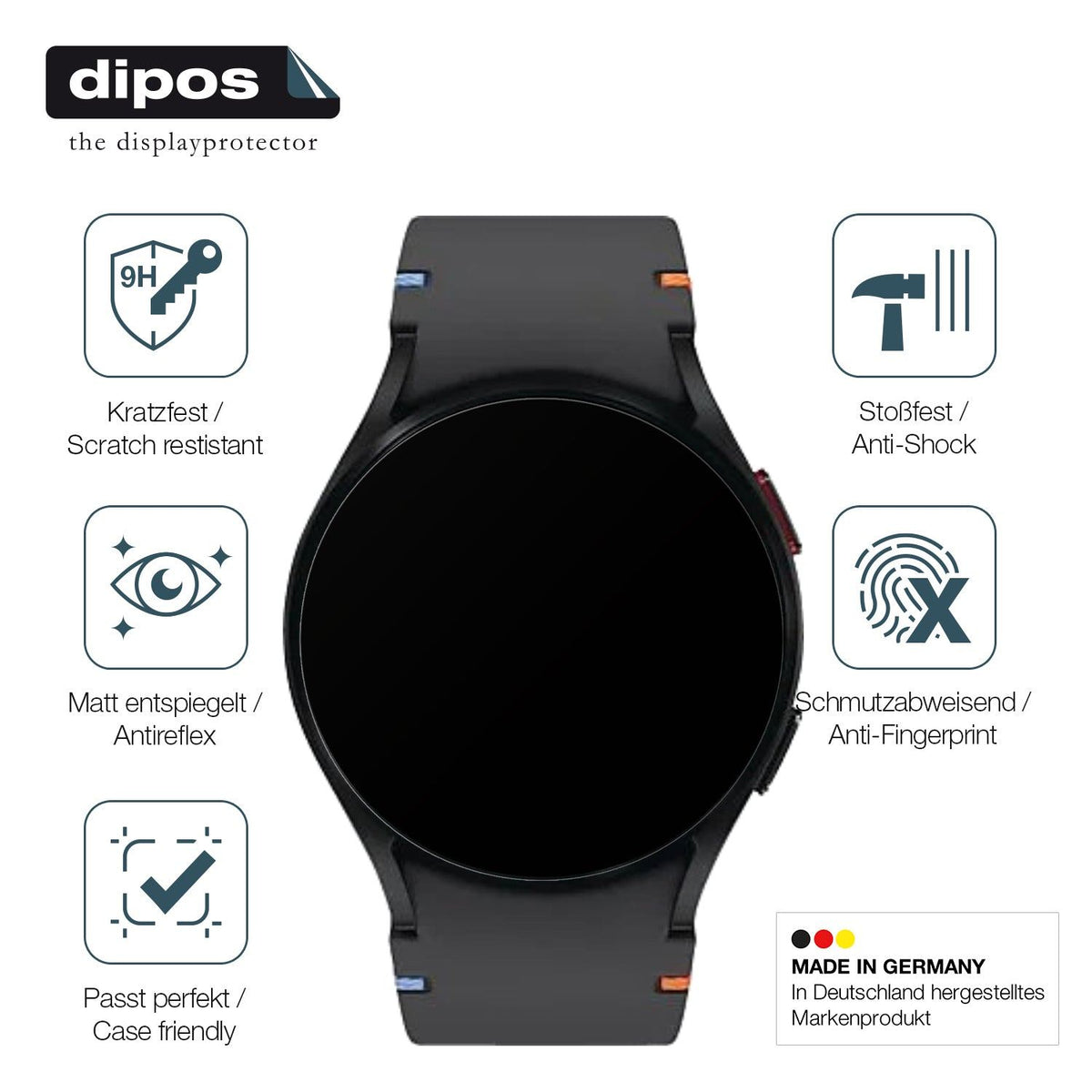 2x Screen Protector for Samsung Galaxy Watch FE 40mm matte Flexible Glass 9H