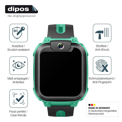 2x Screen Protector for Imoo Watch Phone Z1 matte Flexible Glass 9H dipos
