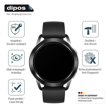 2x Screen Protector for Xiaomi Watch S3 matte Flexible Glass 9H dipos