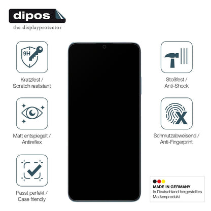2x Screen Protector for Honor X7a matte Flexible Glass 9H dipos