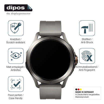 2x Screen Protector for Xiaomi Watch S4 matte Flexible Glass 9H dipos