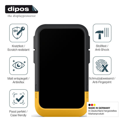 2x Screen Protector for Garmin Etrex SE matte Flexible Glass 9H dipos