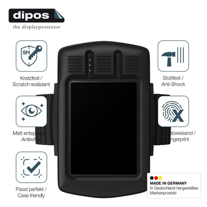 2x Screen Protector for Suunto EON Tauchcomputer matte Flexible Glass 9H dipos