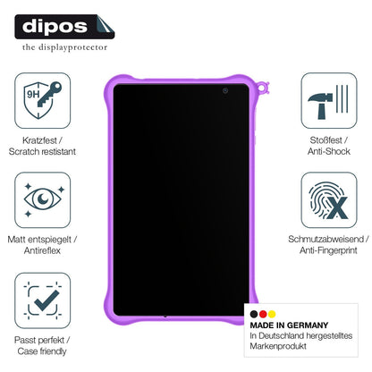 2x Screen Protector for Blackview Tab 50 Kids 8 Zoll matte Flexible Glass 9H