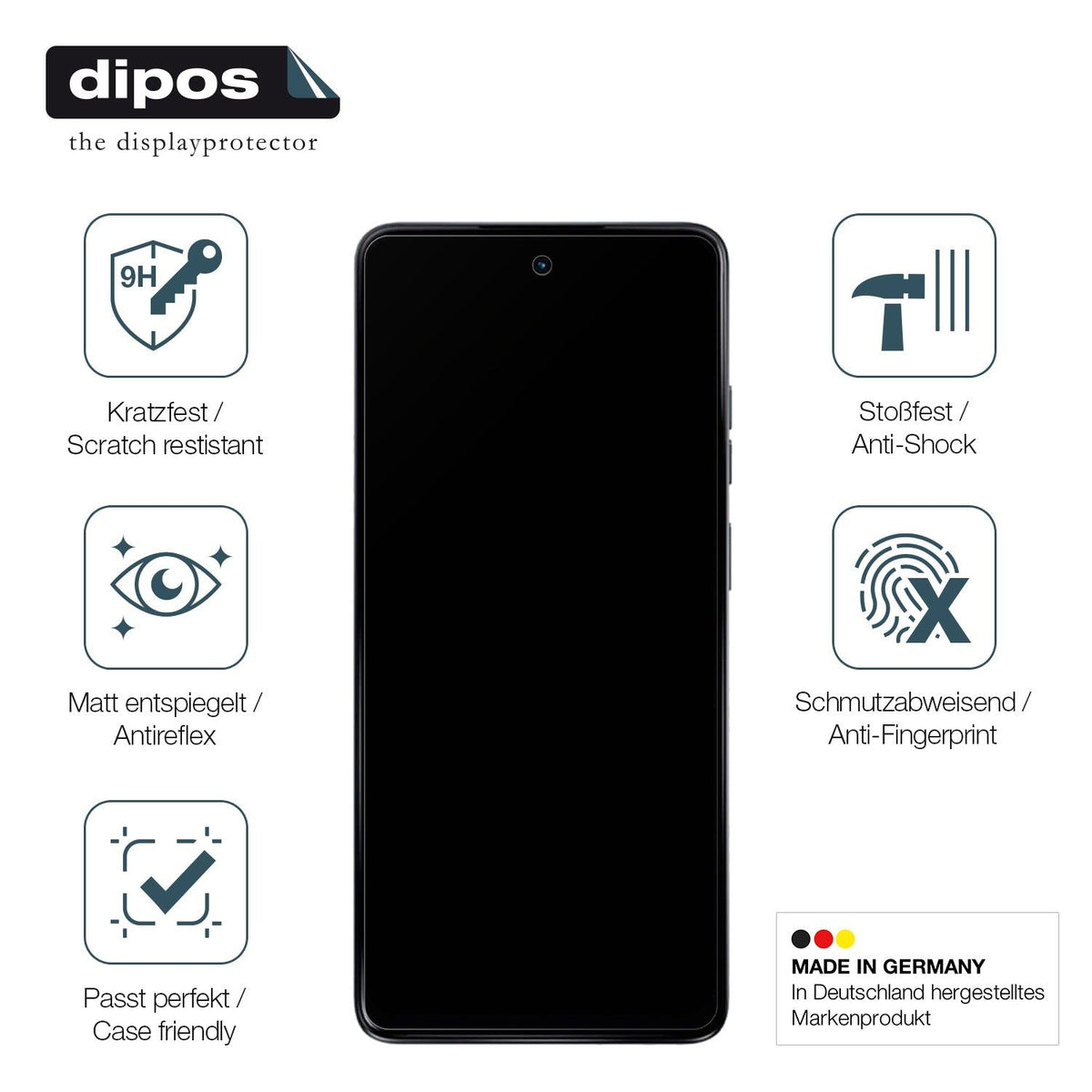 2x Screen Protector for Motorola Moto G24 Power matte Flexible Glass 9H dipos