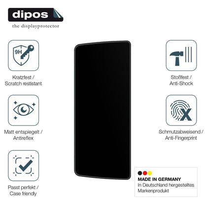 2x Screen Protector for Taffio Tal6500 F-48 matte Flexible Glass 9H dipos