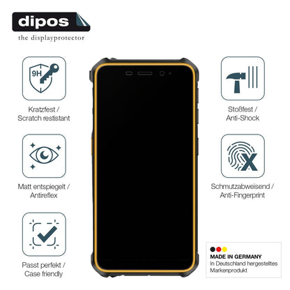 2x Screen Protector for Ulefone Armor X12 Pro matte Flexible Glass 9H dipos