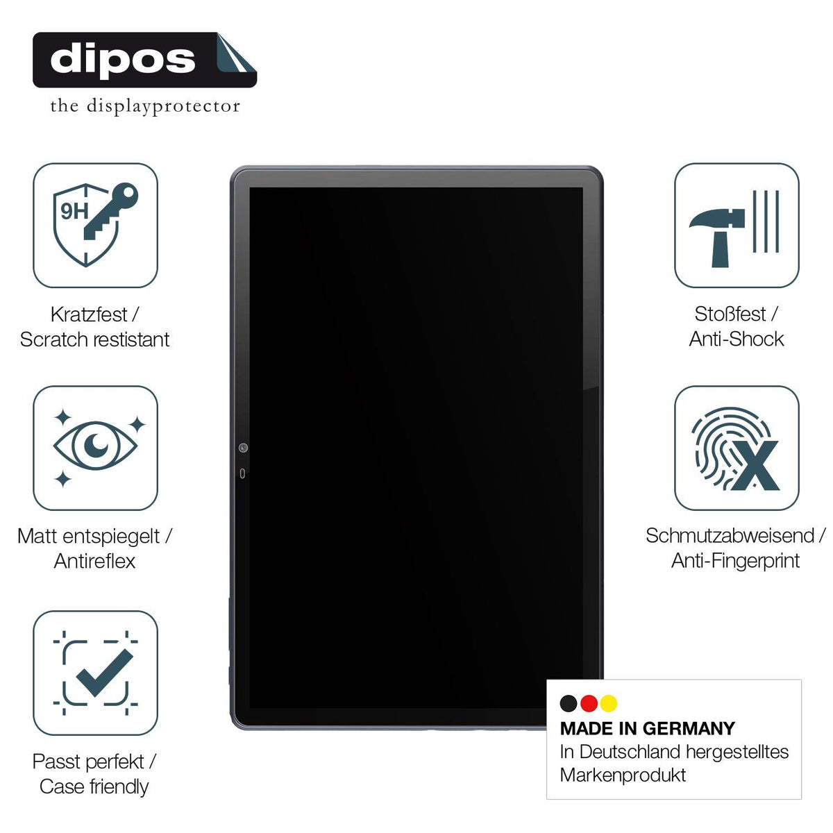 2x Screen Protector for Vale V10E-LTE matte Flexible Glass 9H dipos
