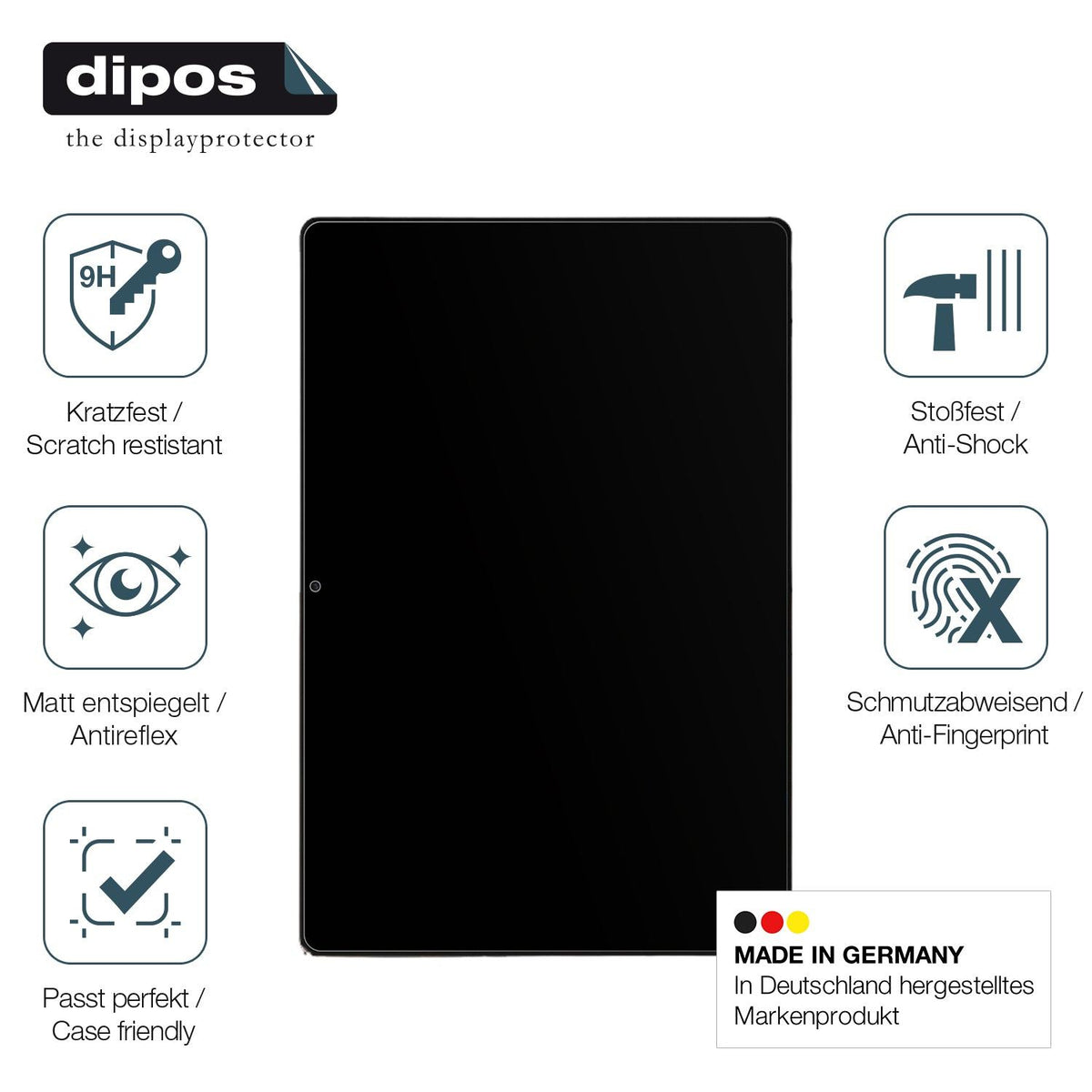 2x Screen Protector for Byxsb EUA10L01 matte Flexible Glass 9H dipos