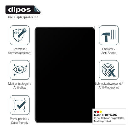 2x Screen Protector for Garmin dezl LGV1020 matte Flexible Glass 9H dipos
