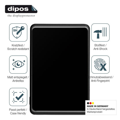 2x Screen Protector for Snooper Truckmate 6900 matte Flexible Glass 9H dipos