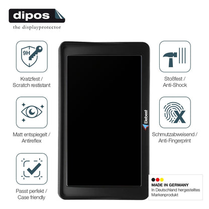 2x Screen Protector for Elebest City 70A matte Flexible Glass 9H dipos