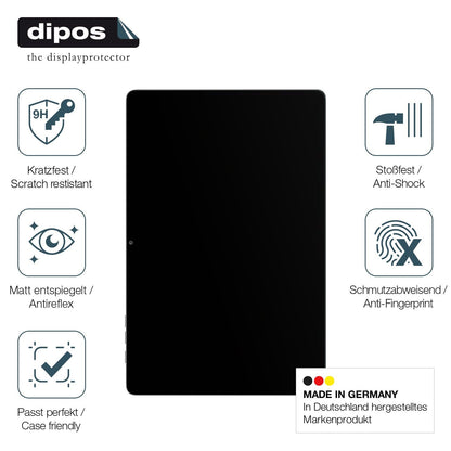 2x Screen Protector for Umidigi G9 Tab matte Flexible Glass 9H dipos