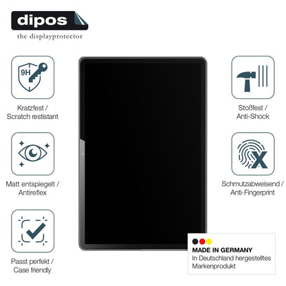 2x Screen Protector for Rebecco K70 Tablet matte Flexible Glass 9H dipos