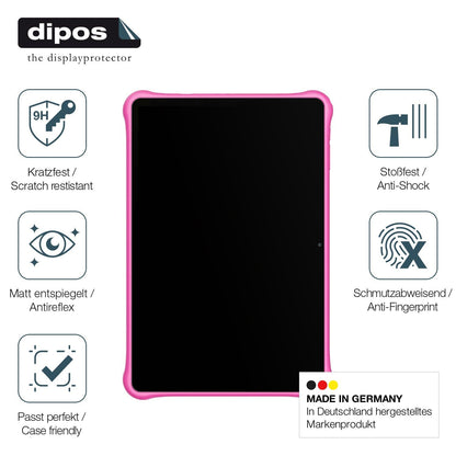 2x Screen Protector for Blackview Tab30 Kids Tablet matte Flexible Glass 9H