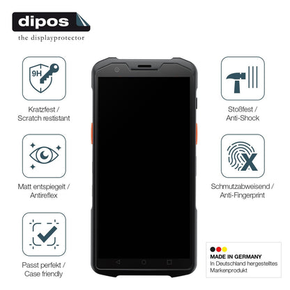 2x Screen Protector for sunmi L2s Pro matte Flexible Glass 9H dipos