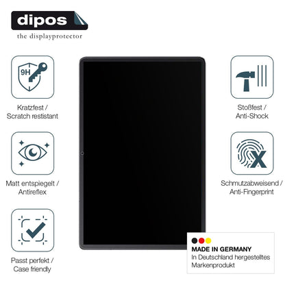 2x Screen Protector for Cubot Tab 70 matte Flexible Glass 9H dipos